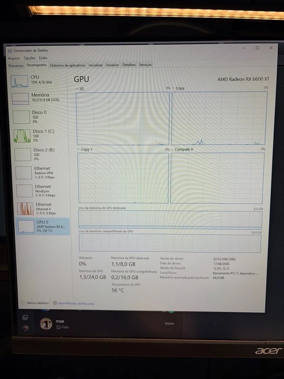  RX 6600 XT PLACA DE VIDEO ALTA PERFORMANCE - Foto 3