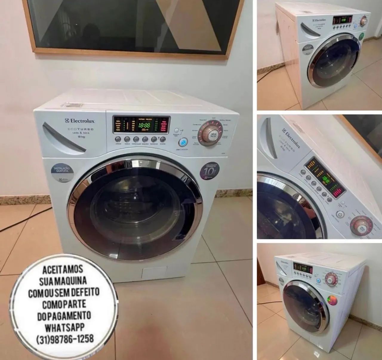 Lava e Seca da Electrolux c/ Garantia Entregamos