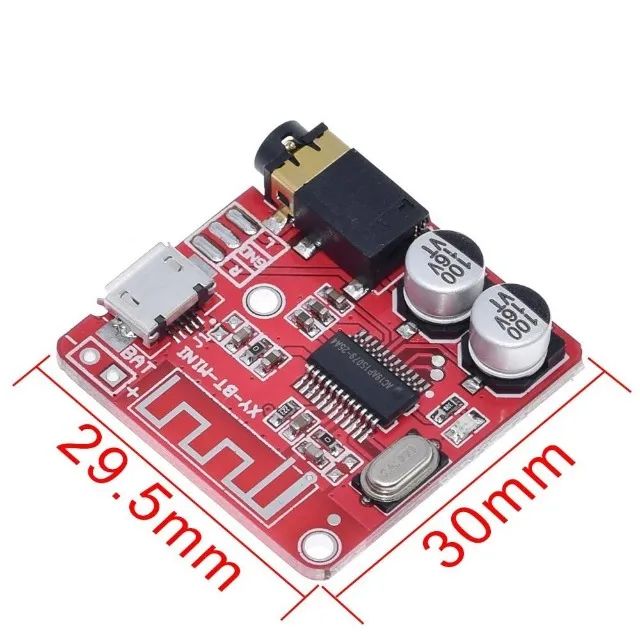 Placa Receptor De Áudio Bluetooth 5.3 Mp3