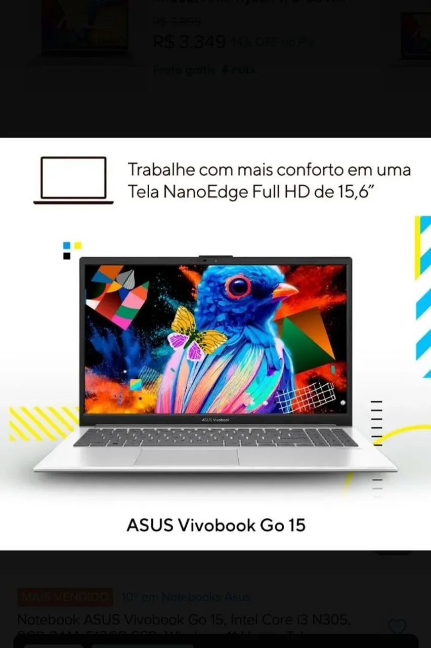 Notebook Asus  - Foto 2