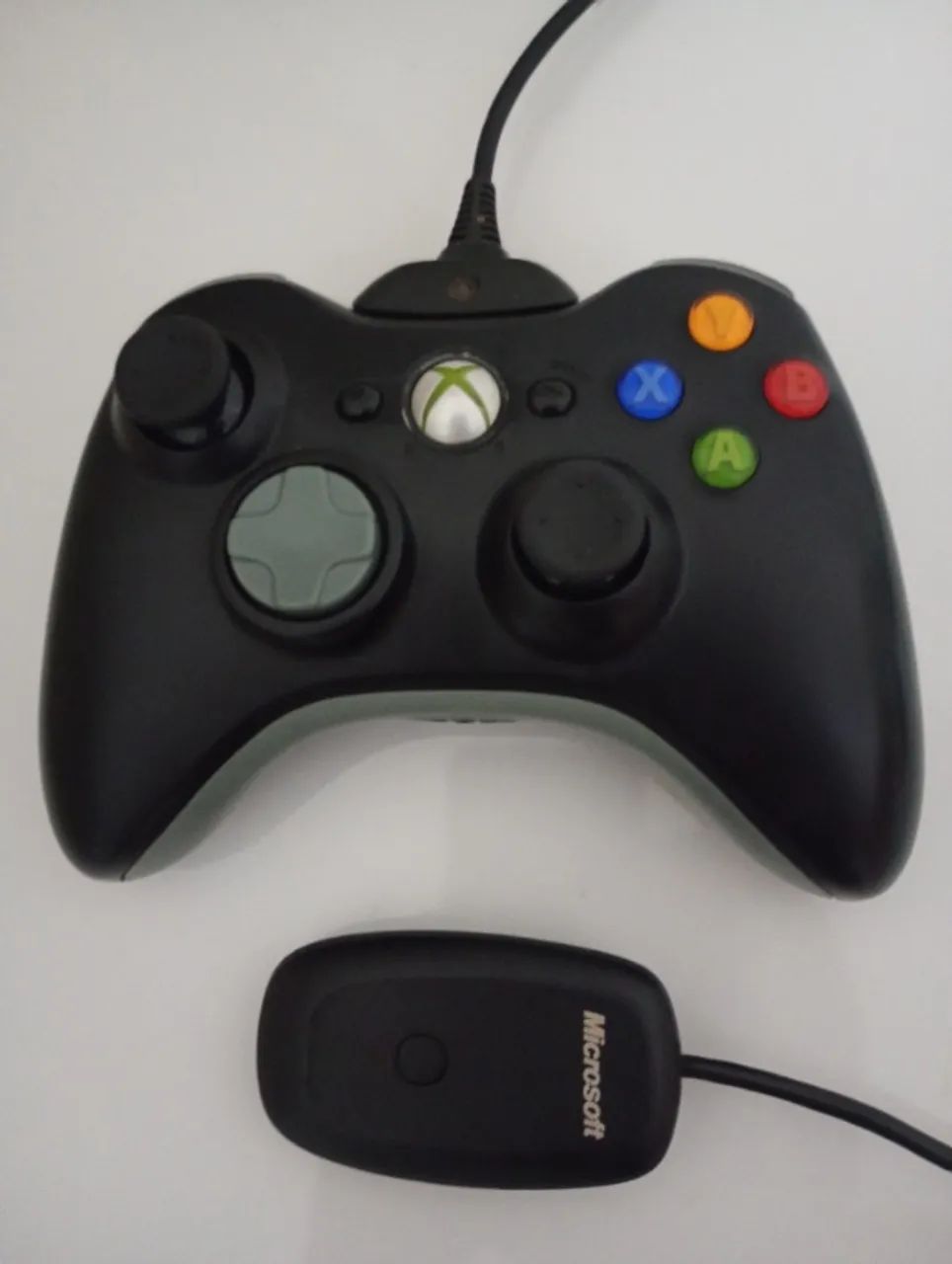 Controle Xbox 360 Original sem fio (com defeito no analógico esquerdo) - Foto 5
