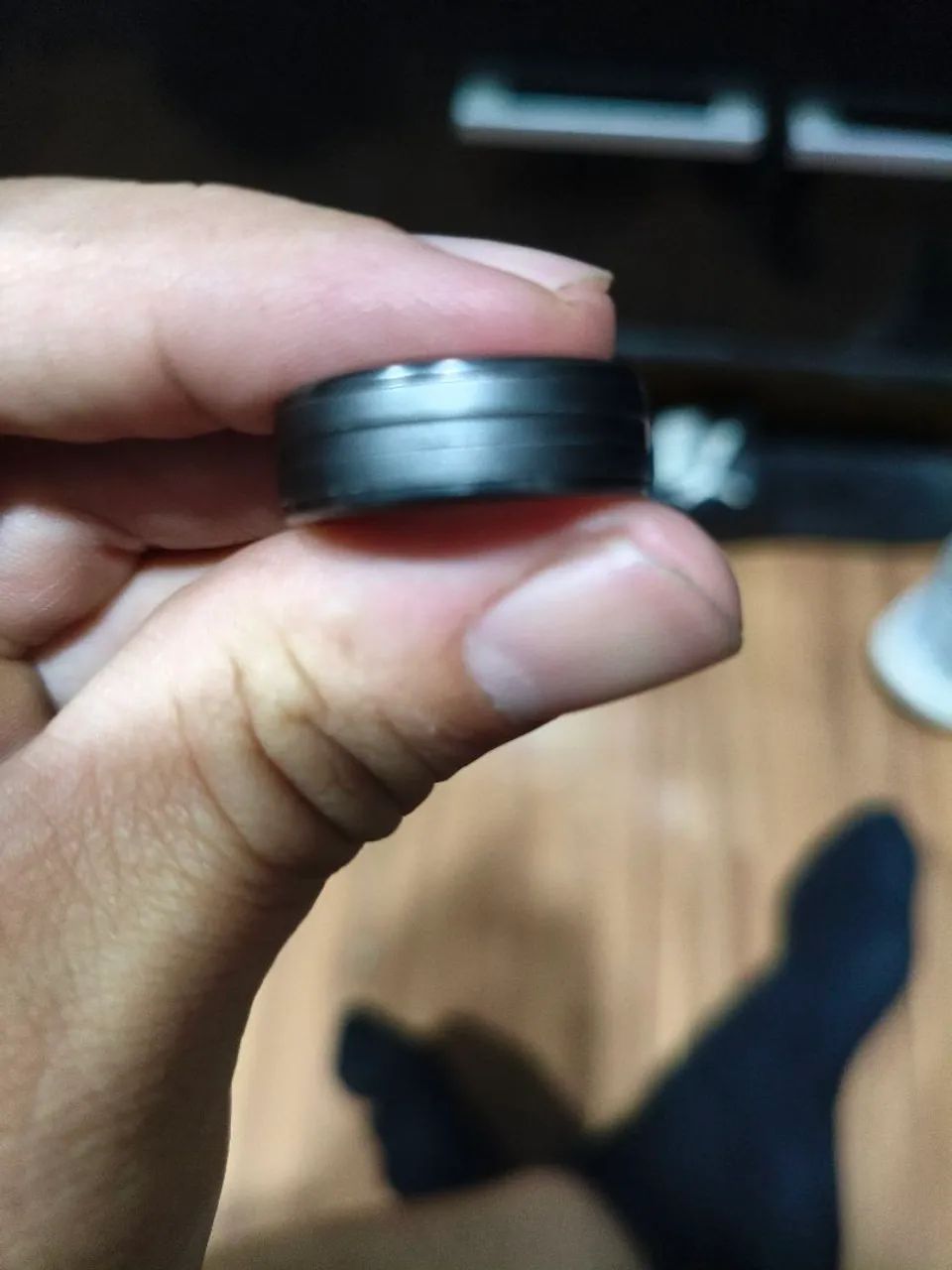 Smart ring r06 tamanho 9# com caixinha de carregamento  - Foto 2