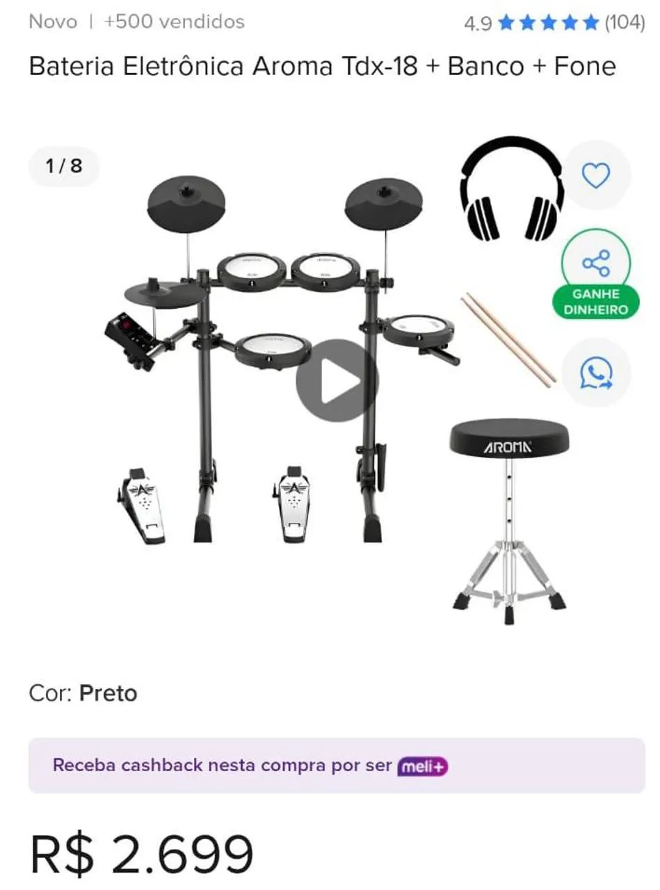 Bateria eletrônica 