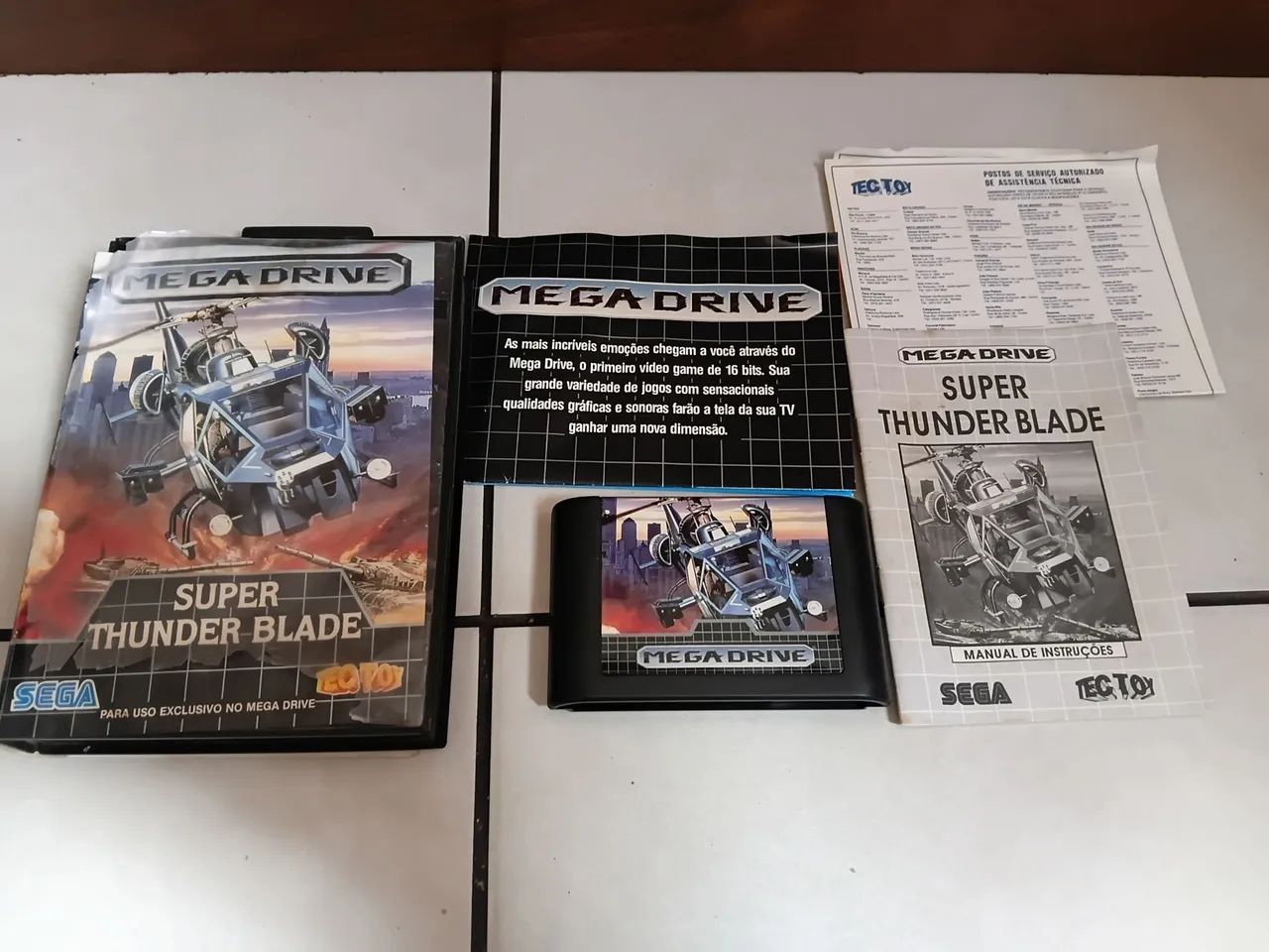 Super Thunder Blade Mega Drive 