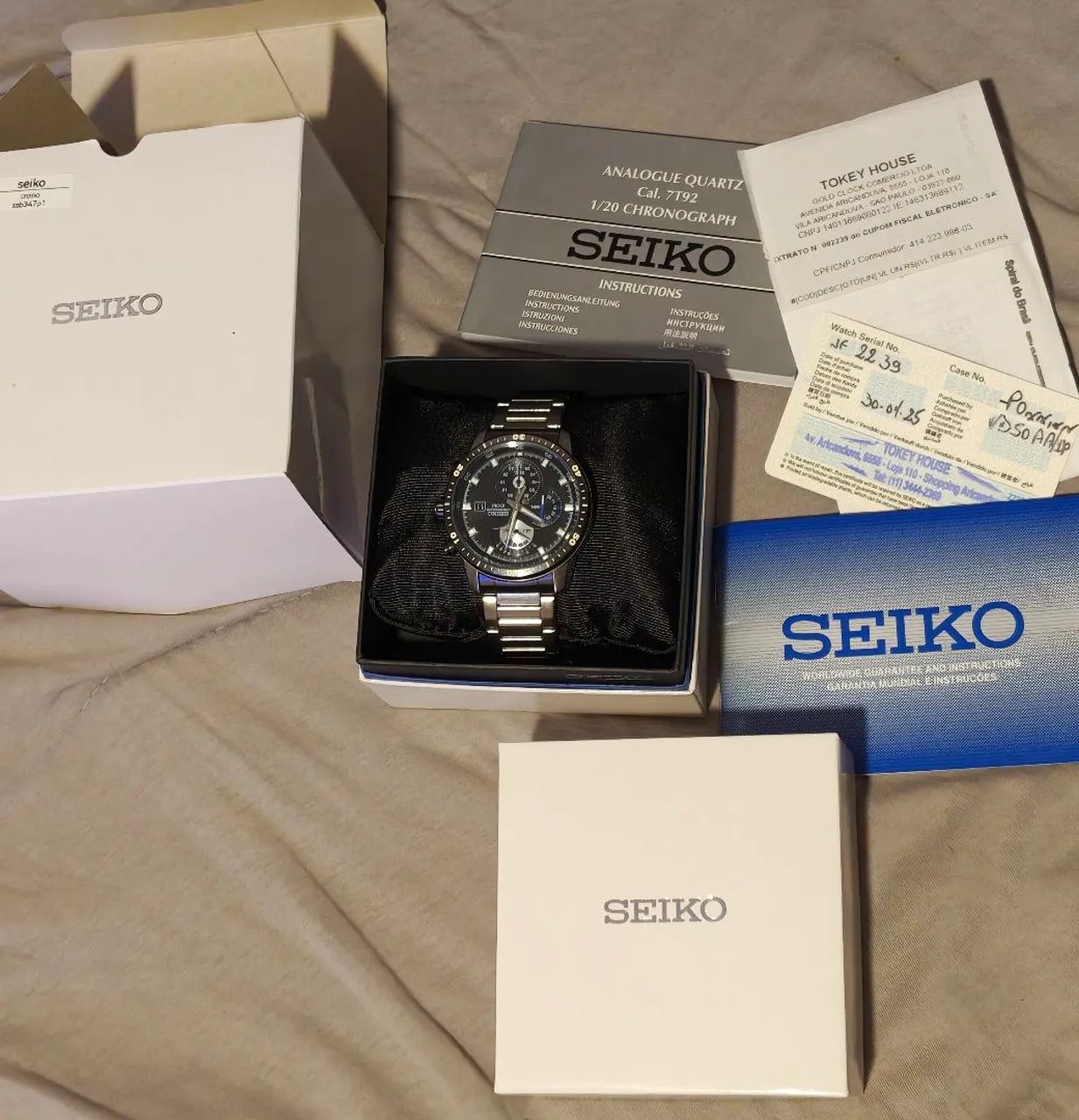 Seiko cronógrafo 