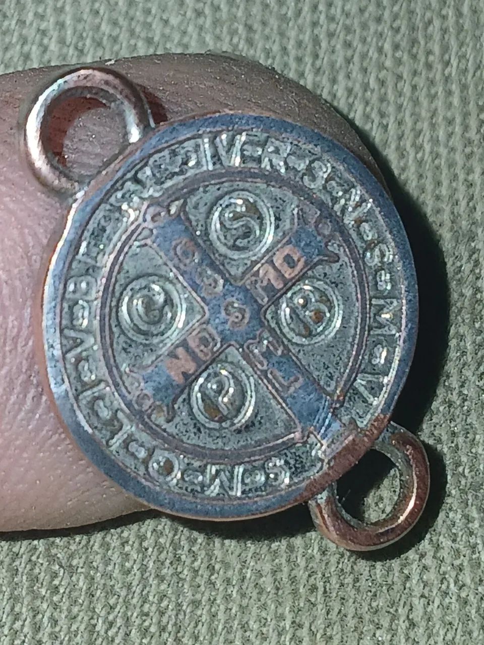 Medalha antiga de São Bento  - Foto 3