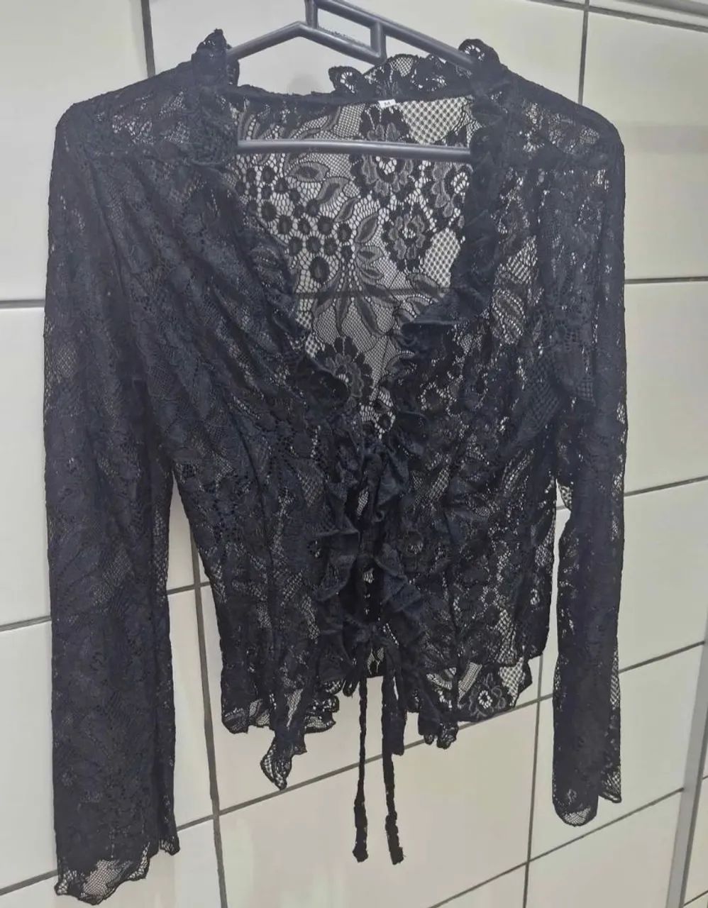 Blusa de Renda ( M ) Nova - Foto 3