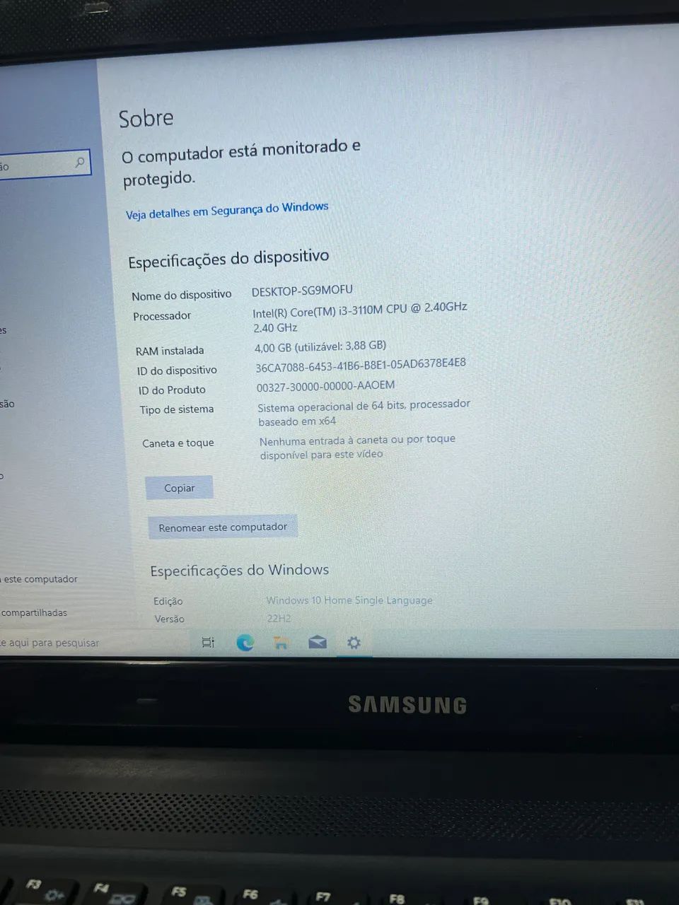 Notebook Samsung  - Foto 2