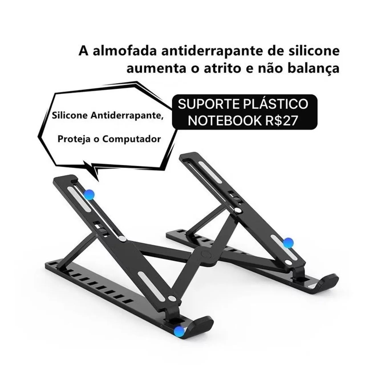 SUPORTE ANTIDERRAPANTE NOTEBOOK 