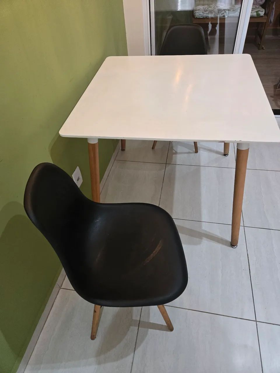 Mesa exames de 90 cm branca quadrada - Foto 3