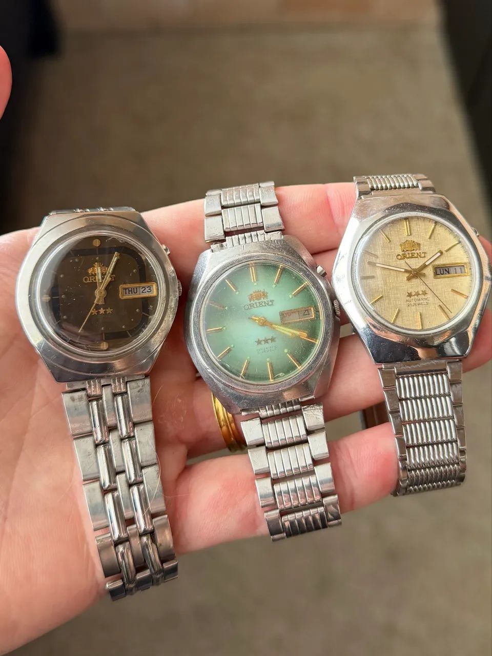Lote de 16 relógios orient vintage automático  - Foto 3