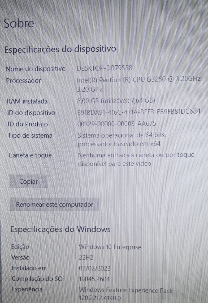 Desktop - Intel Pentium G3250 + 8GB RAM + 1TB - Foto 2