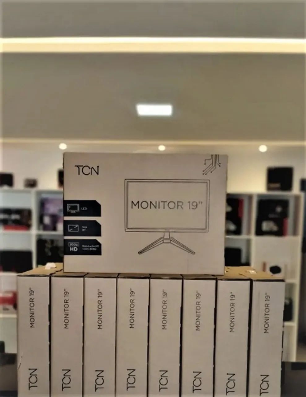Monitor (Novo|Garantia) de 20 Polegadas HDMI/VGA (Usos: Computador/ Dvr /Notebook/ TV BOX)