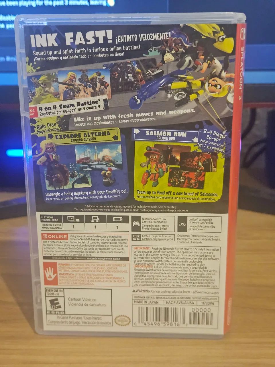 JOGO SPLATOON 3 NINTENDO SWITCH - Foto 2