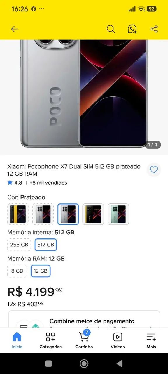 Vendo poco xiaomi x 7 pro - Foto 2