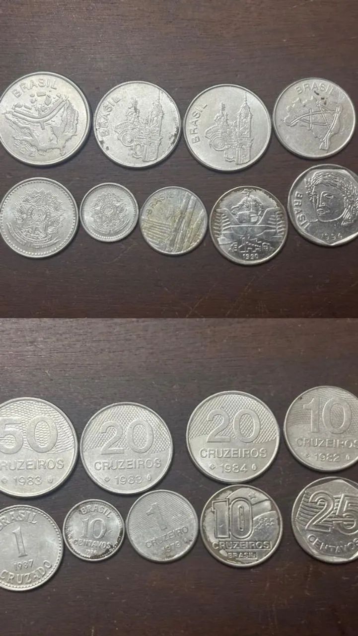 Coleção de Moedas antigas anos 40 a 2001 - Foto 4