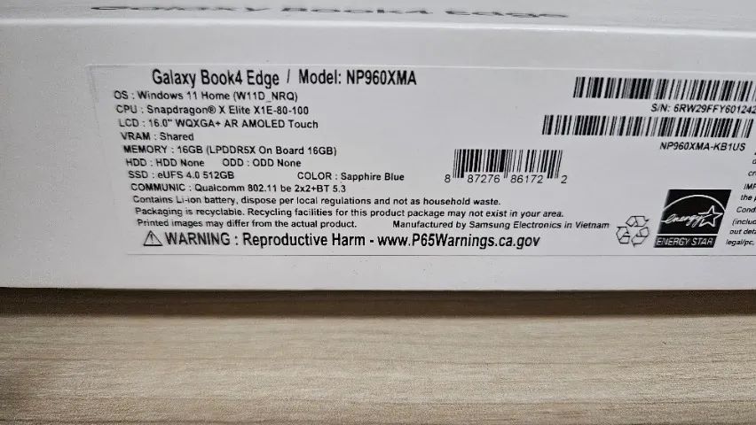 Galaxy Book 4 Edge | 16 polegadas | 16 gb RAM | 512 gb SSD | X Elite | Amoled 2x | Touch - Foto 4