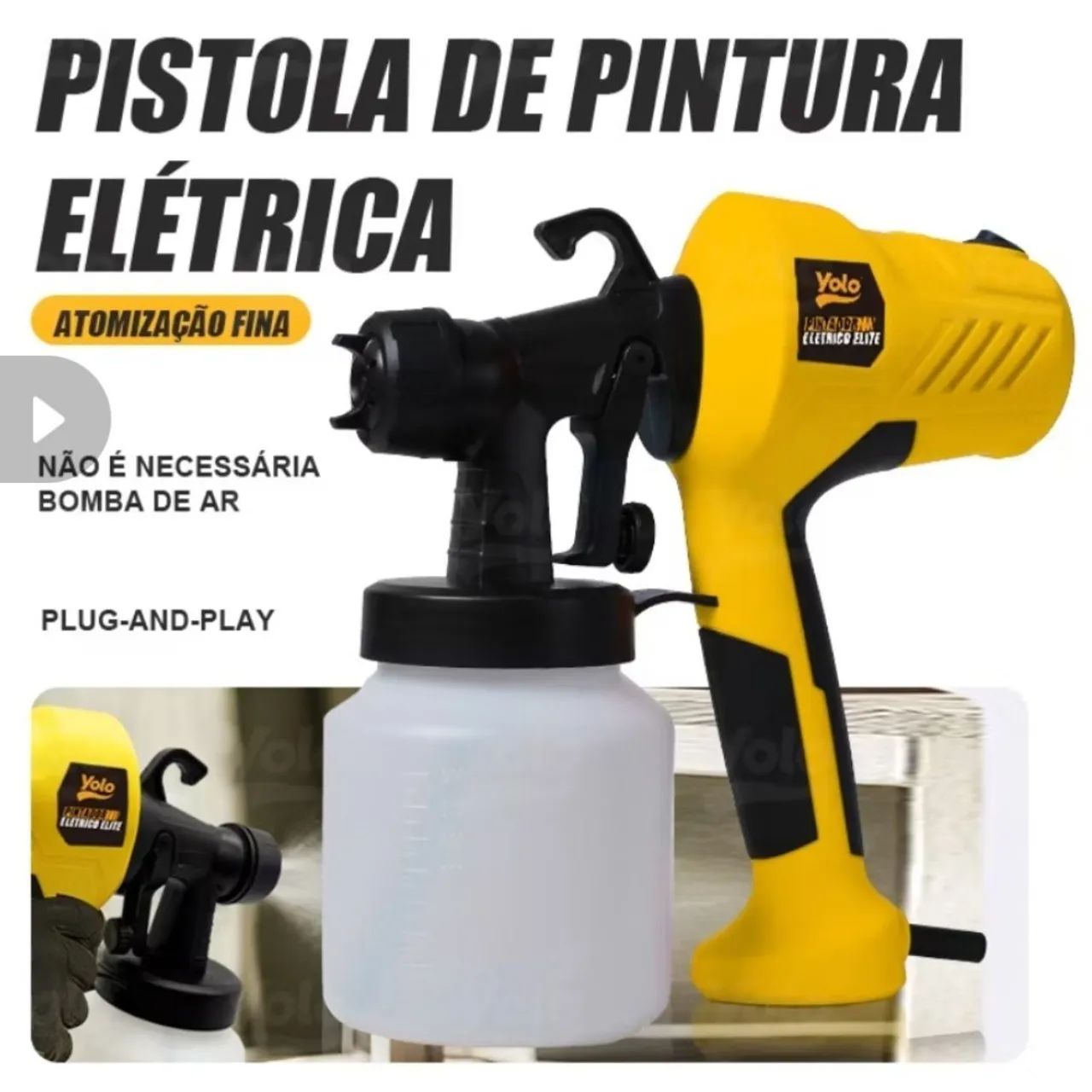 Pistola de tinta elétrica  - Foto 2