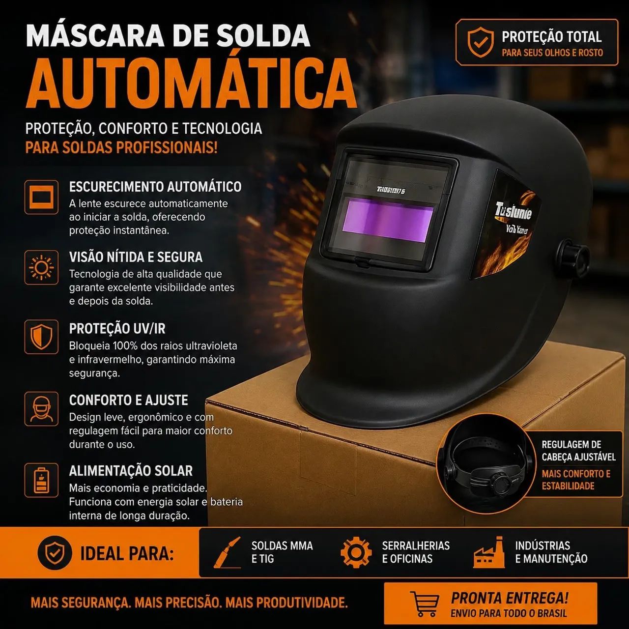 Mascara de solda  - Foto 2