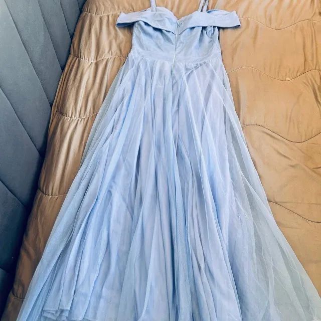 Vestido azul bebê - Desapego