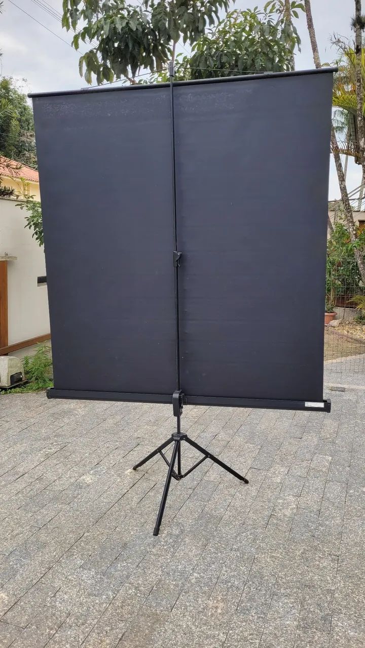Tela de projeção com suporte - Foto 4