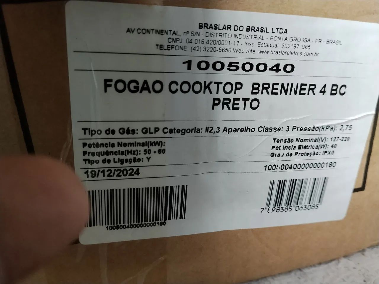 Cooktop 4 bocas mesa de vidro  - Foto 4