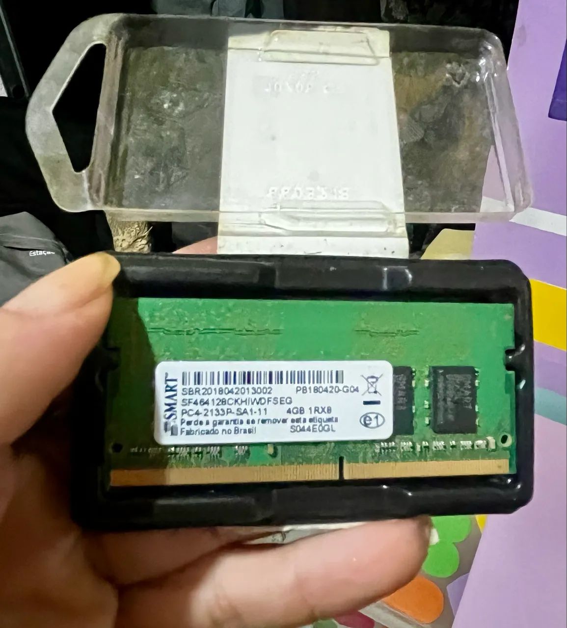 Memória RAM 4GB DDR4 para Notebook   