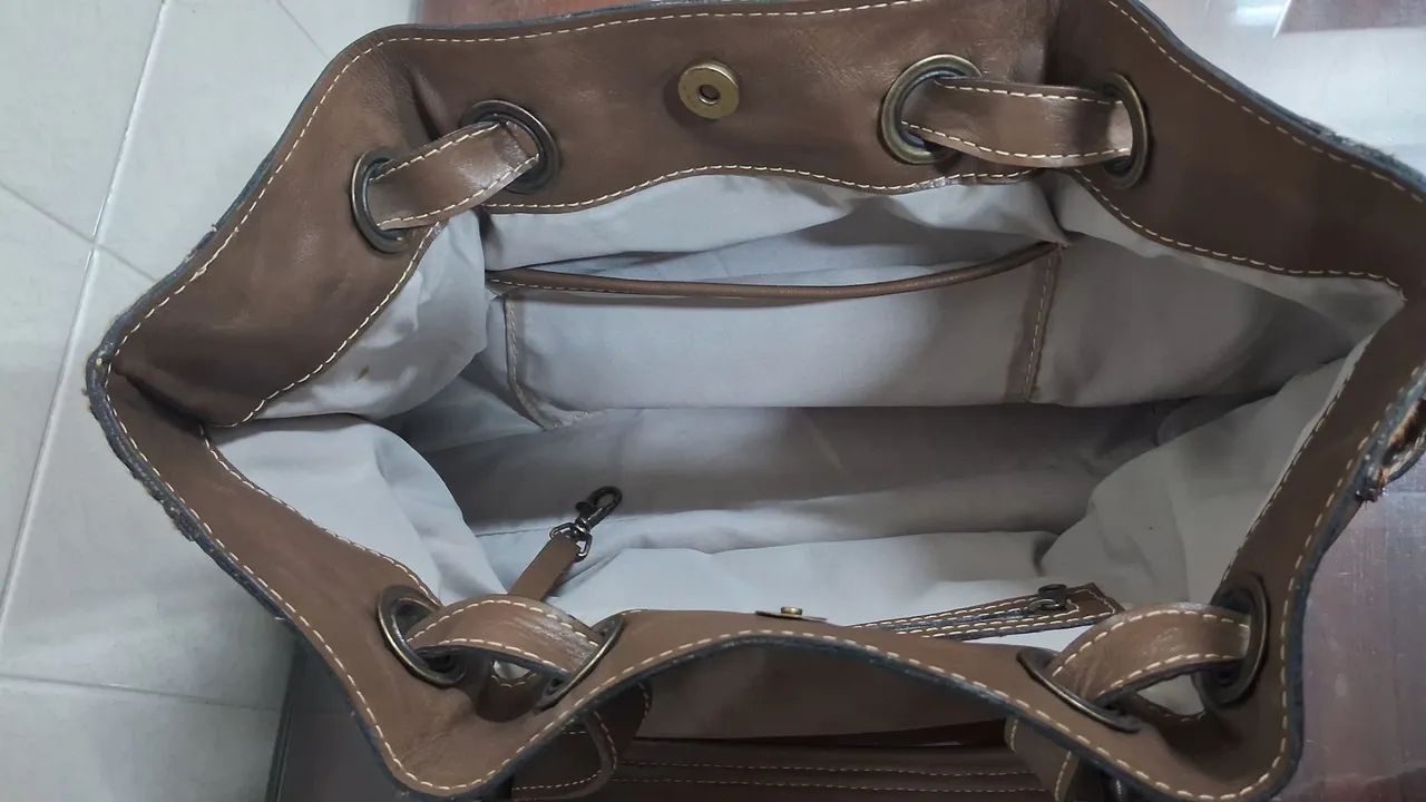Bolsa de couro  - Foto 3