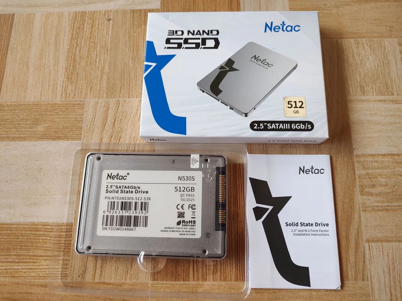 SSD Netac Sata 512GB (novo) - Foto 4