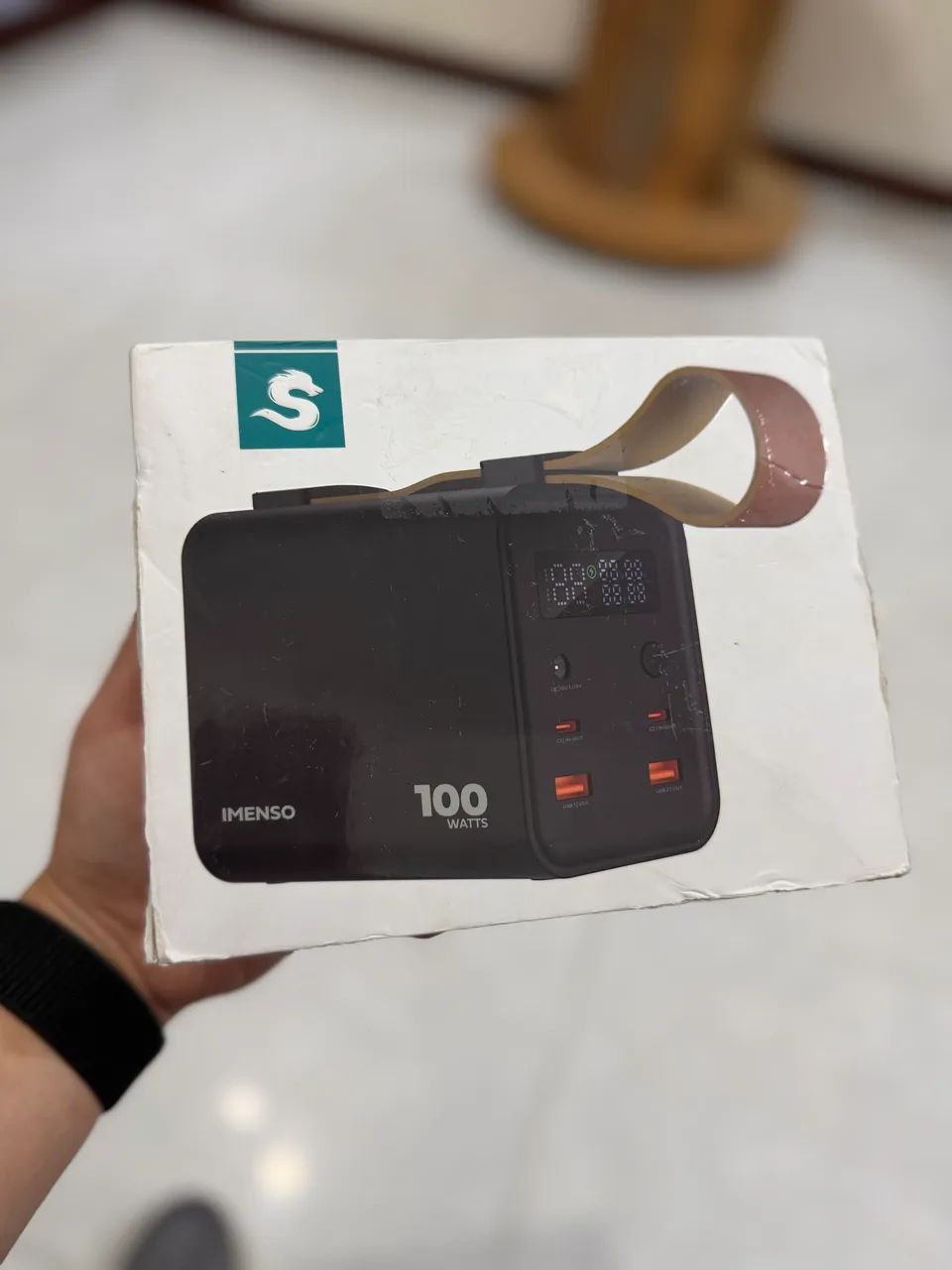 Power Bank IMENSO 100W com alça - Foto 4