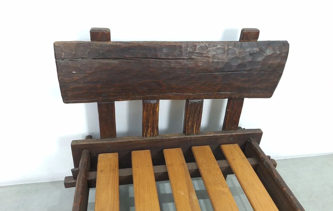Cama de solteiro rústica década de 60 - Foto 4