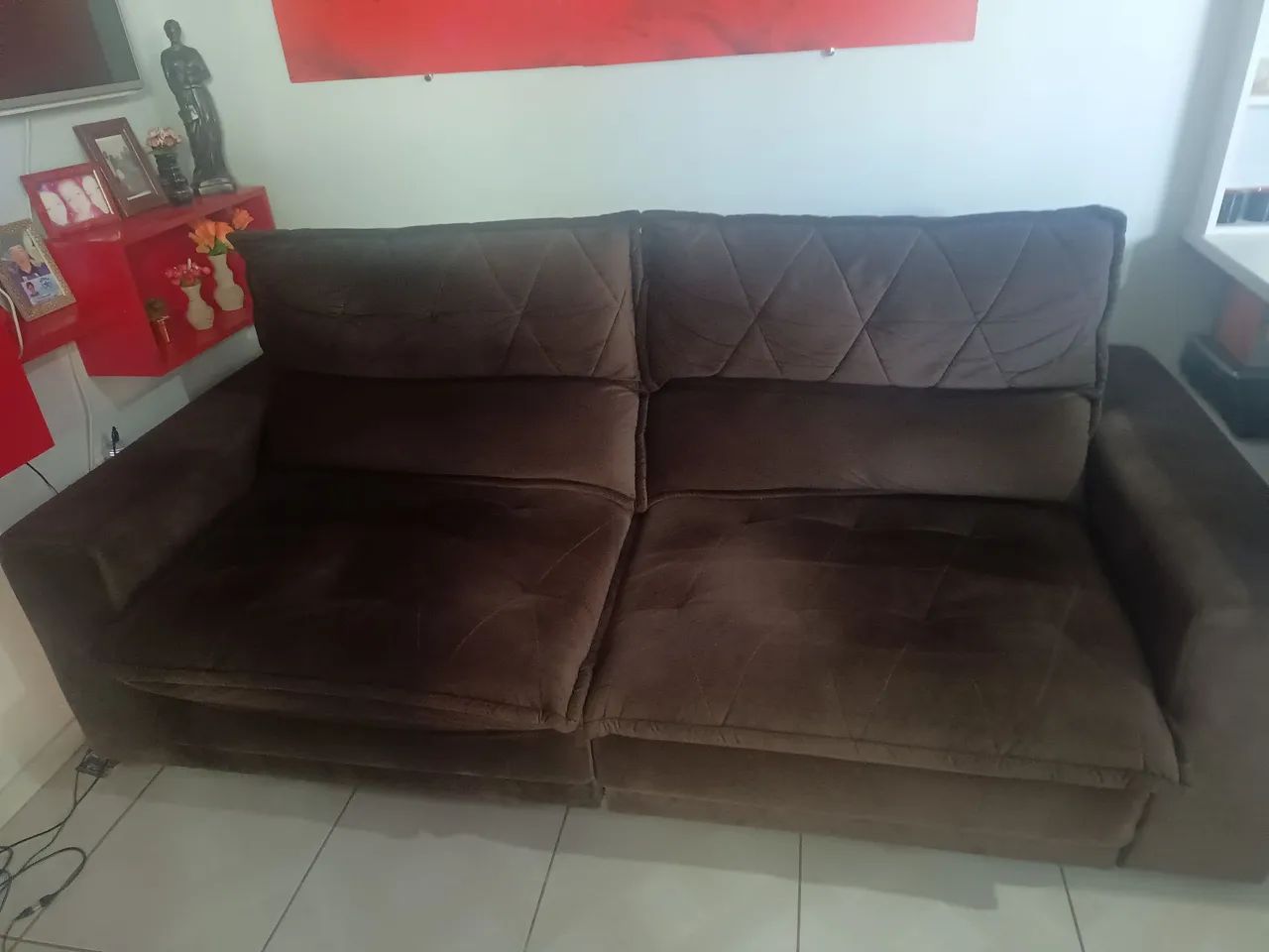 Sofá retrátil Atlântida móveis 
