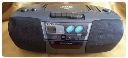 rádio jvc cd system antigo  no estado