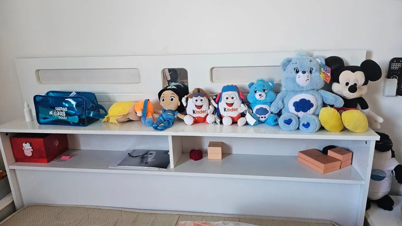Cabeceira de cama box branca