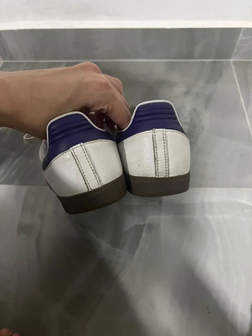 Adidas samba roxo e branco  - Foto 4