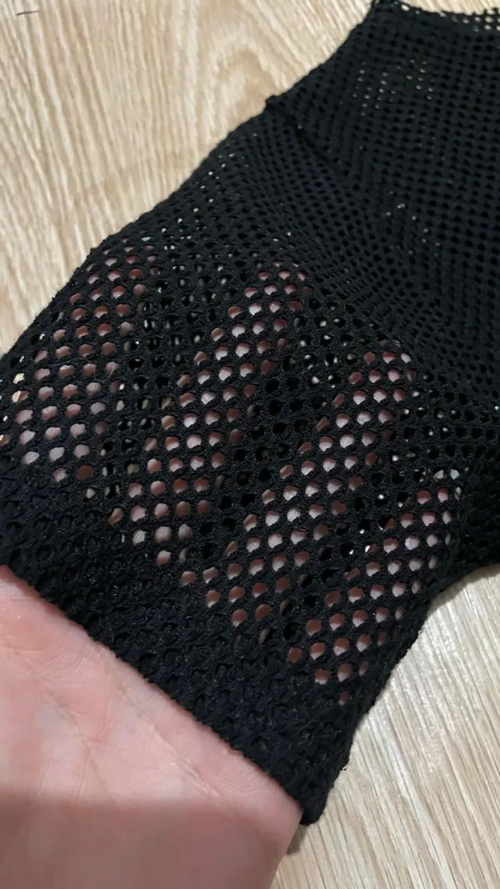Blusa tela preta  - Foto 3