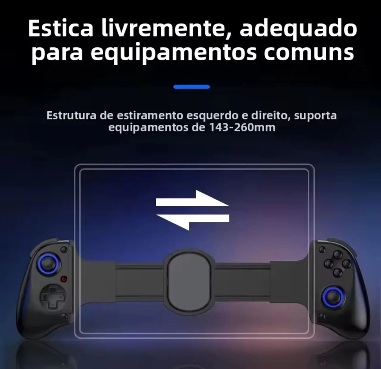Controle Gamepad multiplataforma para Smartphone, PC, Switch, iOS  - Foto 3