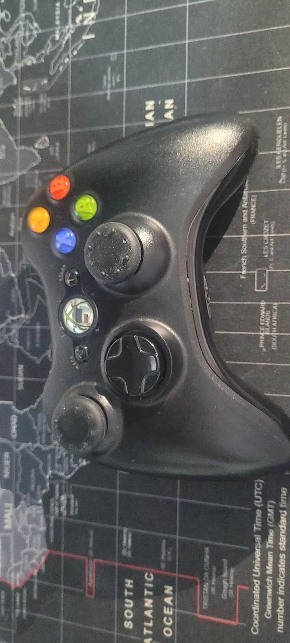2un - Controle preto Original Xbox 360