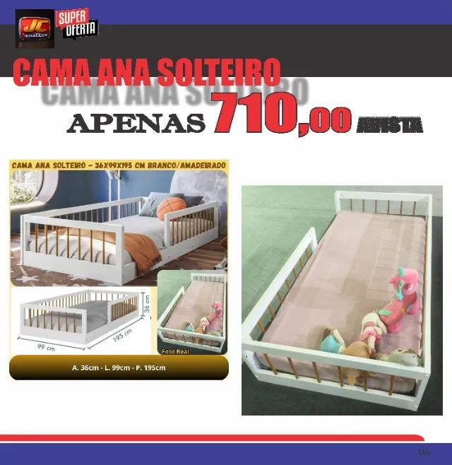 CAMA ANA SOLTEIRO 