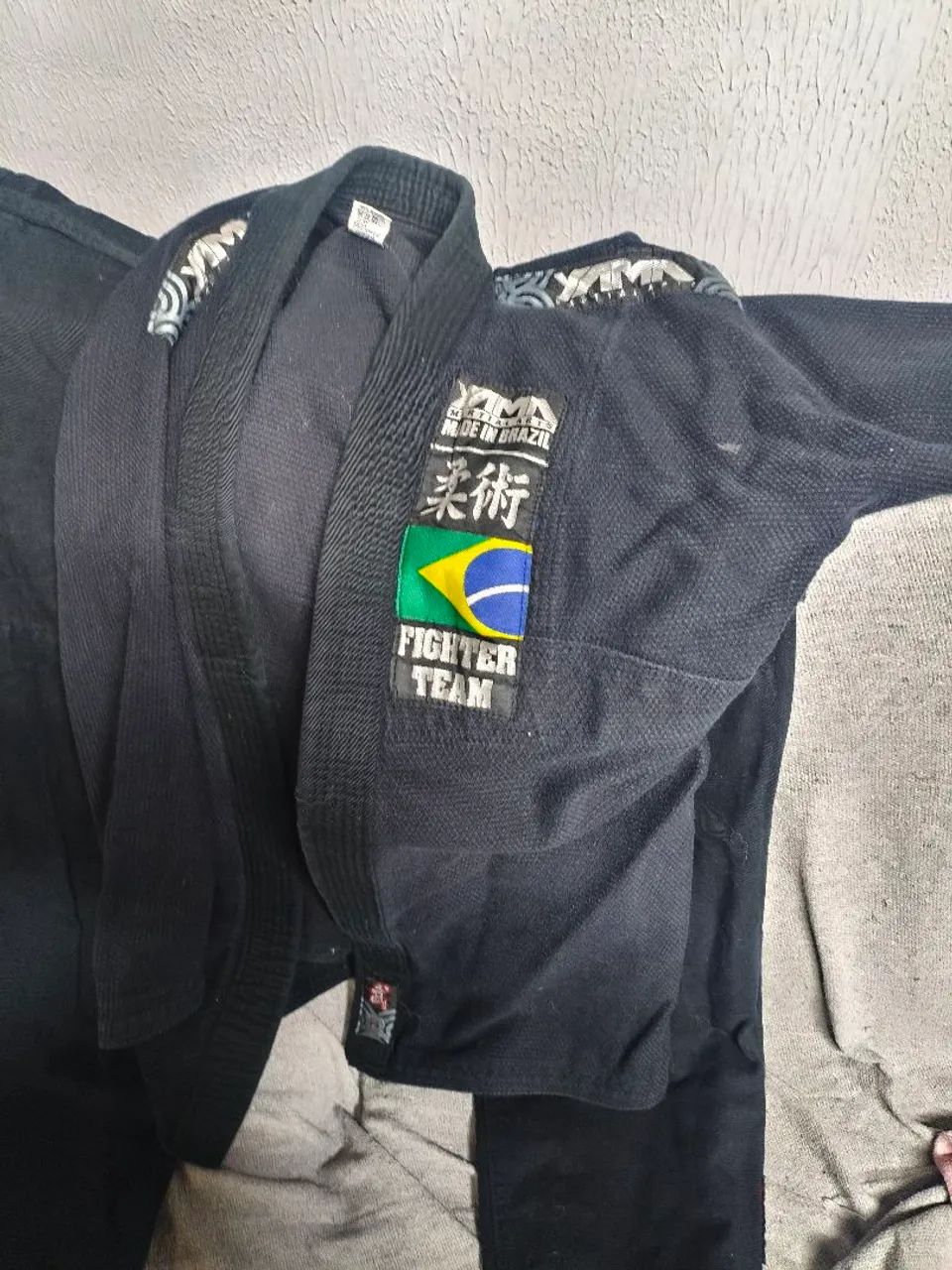 Kimono A3 Atama preto  - Foto 5