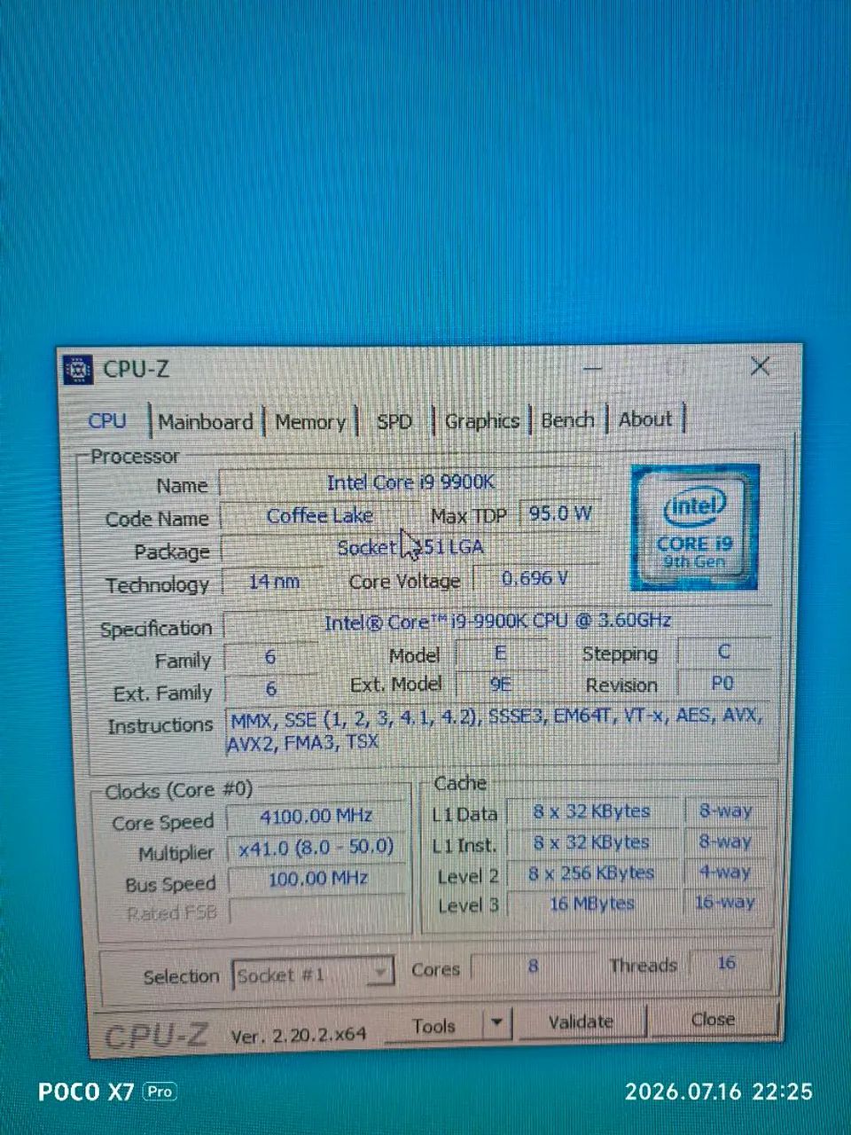 CPU gamer i9 9900k - Foto 3