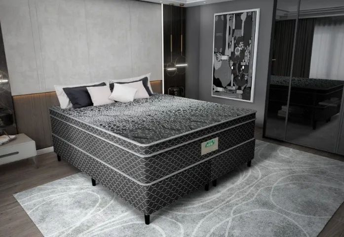 cama box casal king size  pronta  entrega 