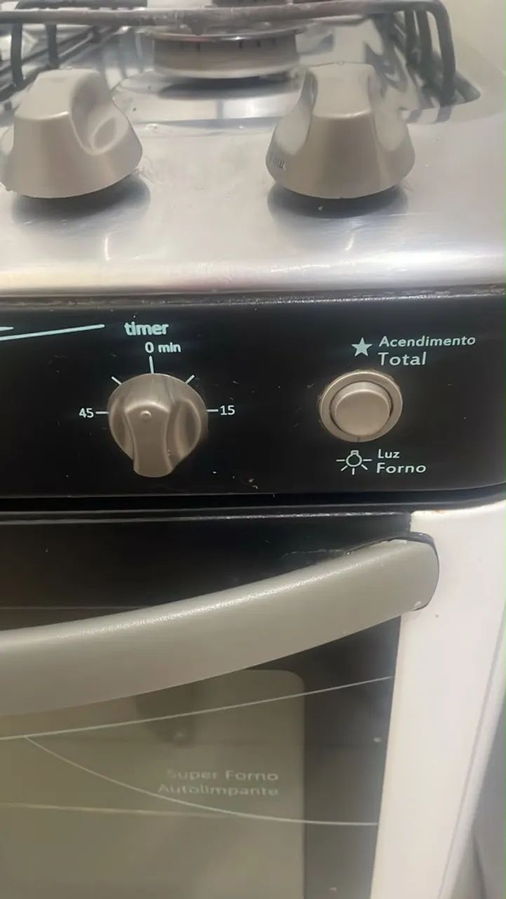 Fogão 4 Bocas Esmaltec Topázio Branco - Acendimento Automático e Timer (220V) - Foto 3