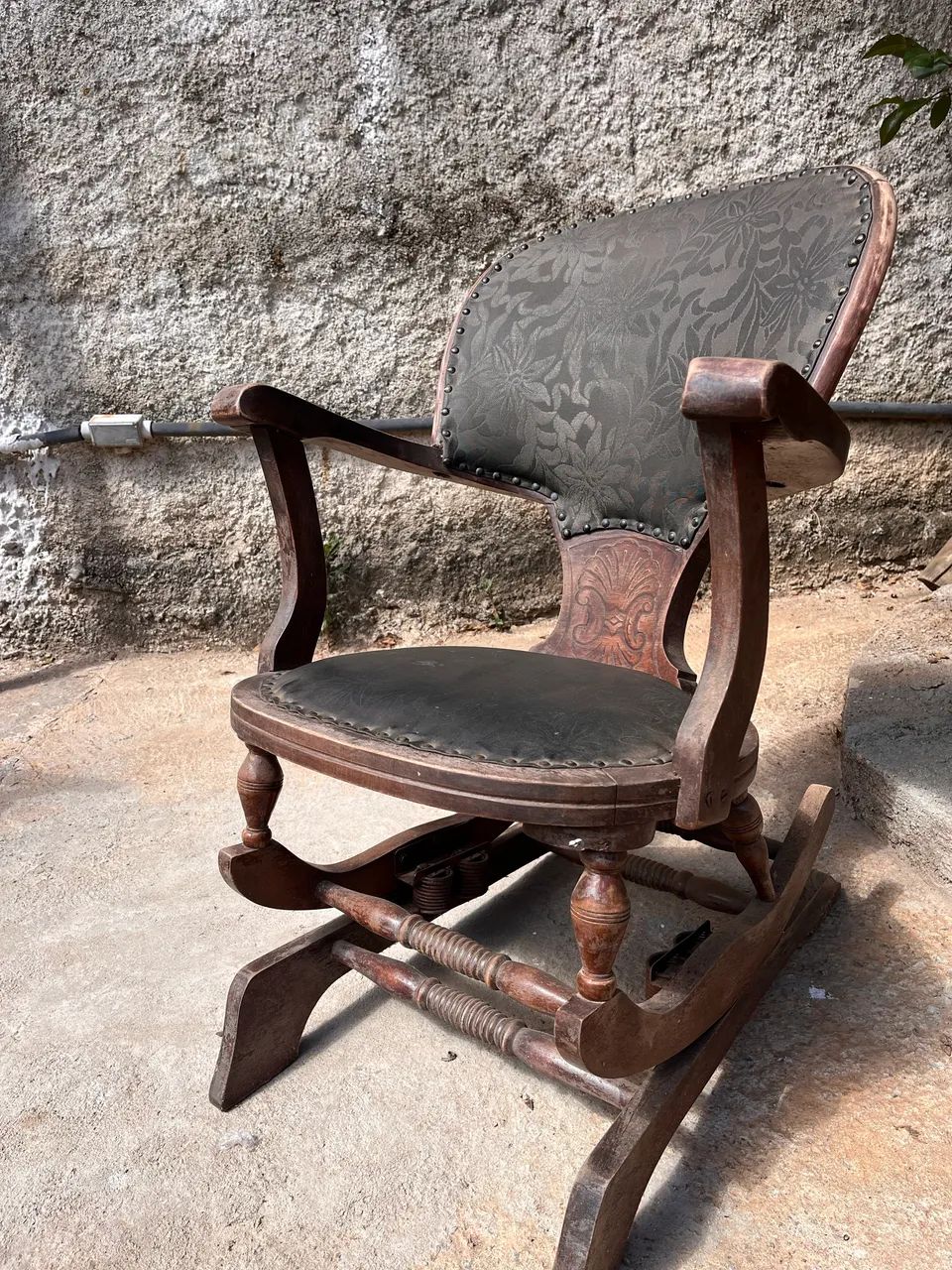 Cadeira de balanço antiguidade 