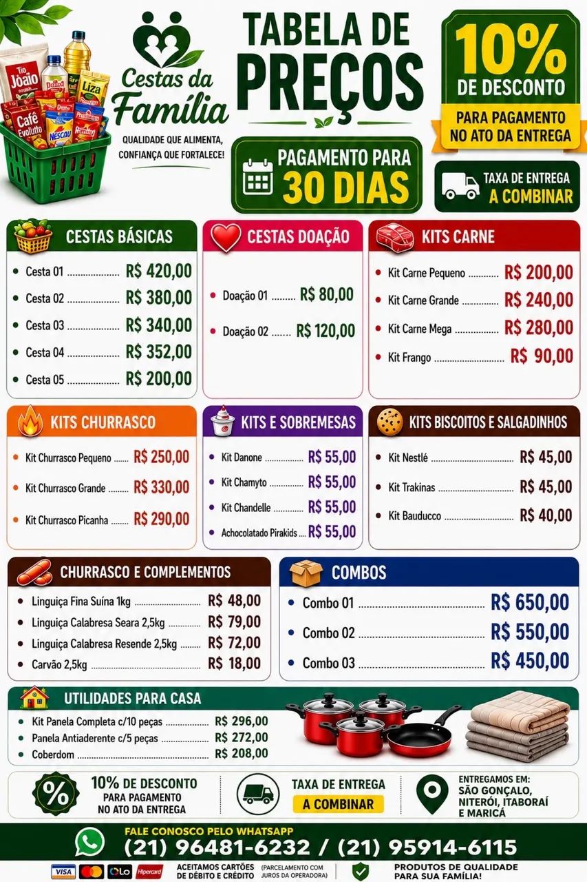 Cesta da família. - Foto 3