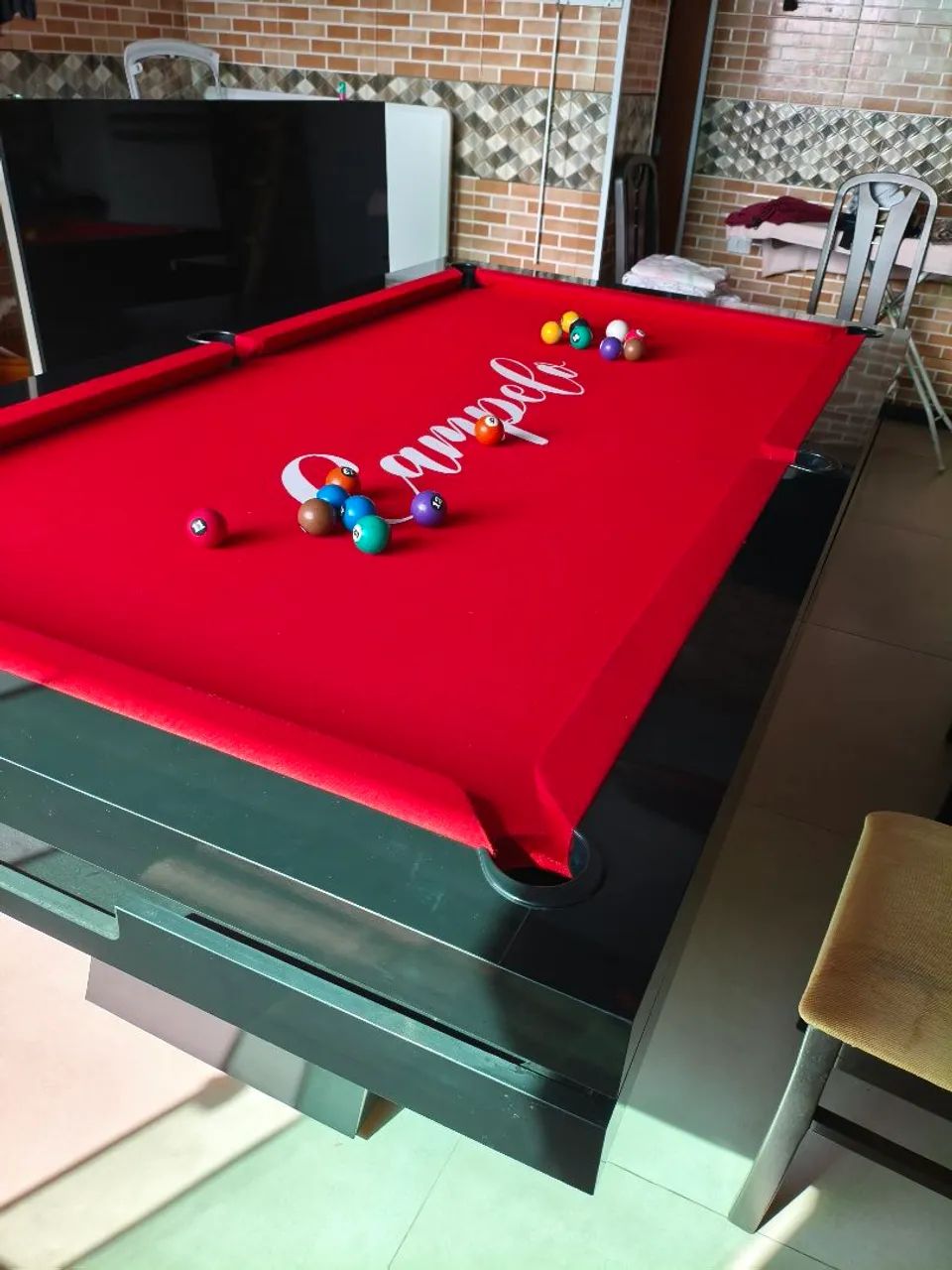 MESA DE SINUCA TRÊS EM UMA MESA DE JANTAR,PING PONG E SINUCA  - Foto 3
