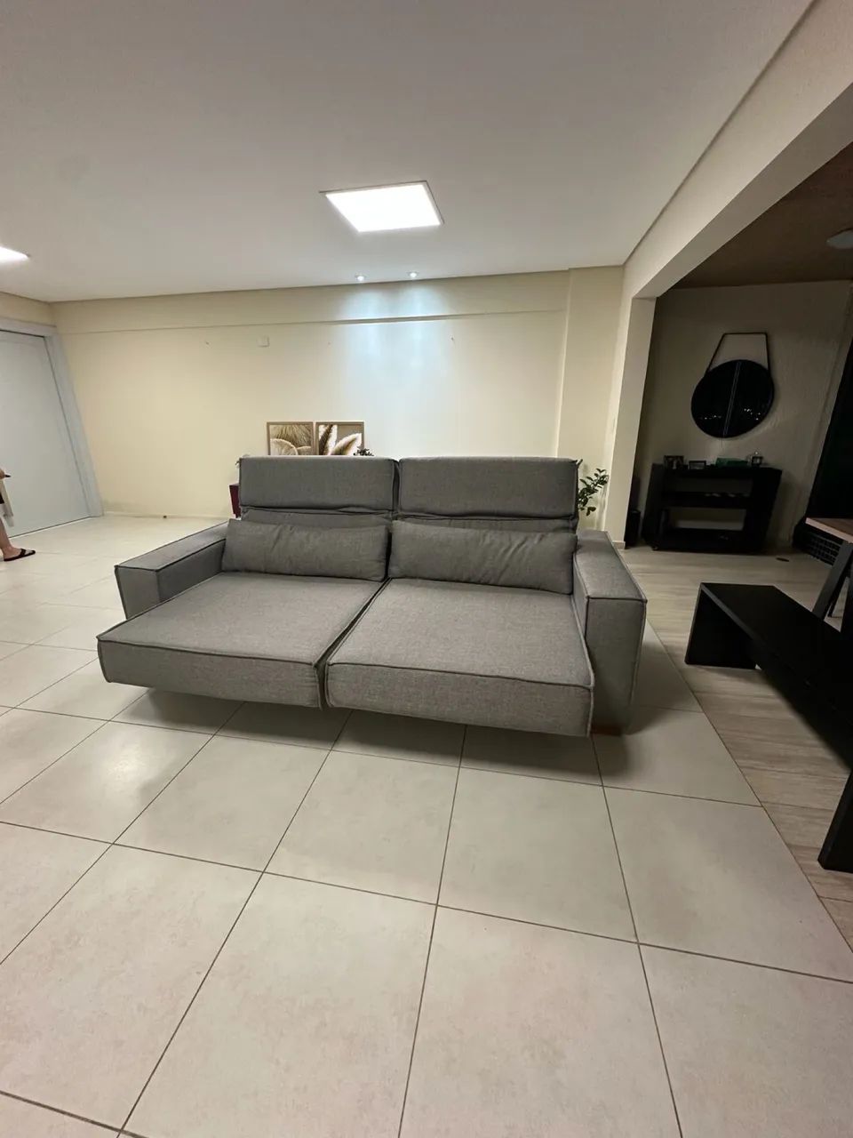 Sofá reclinável 2.20m