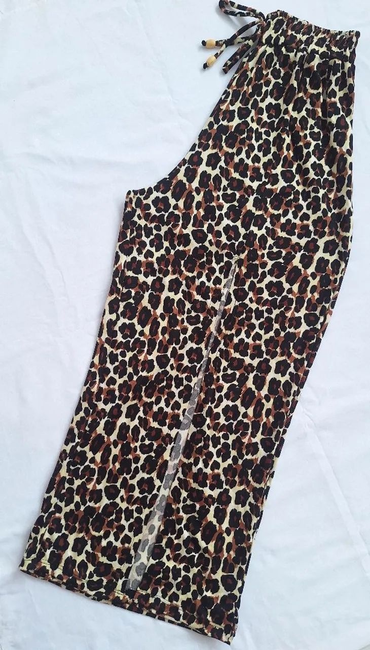 Calça pantalona oncinha  - Foto 5