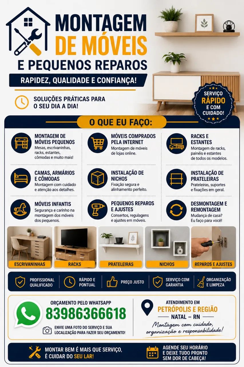 Montagem/Desmontagem de móveis