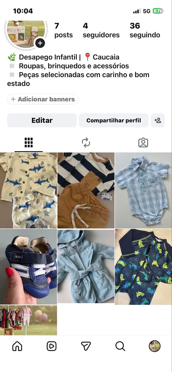 Desapegos de 0 a 12 meses 